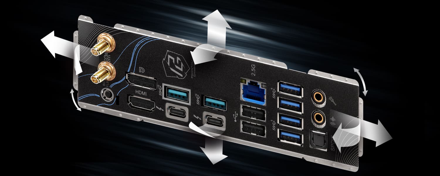 Flexible Integrated I/O Shield